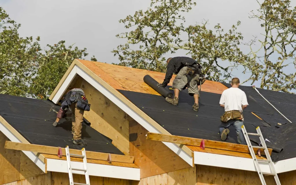 A team of professionals is replacing the roof in Cedar Park, TX.